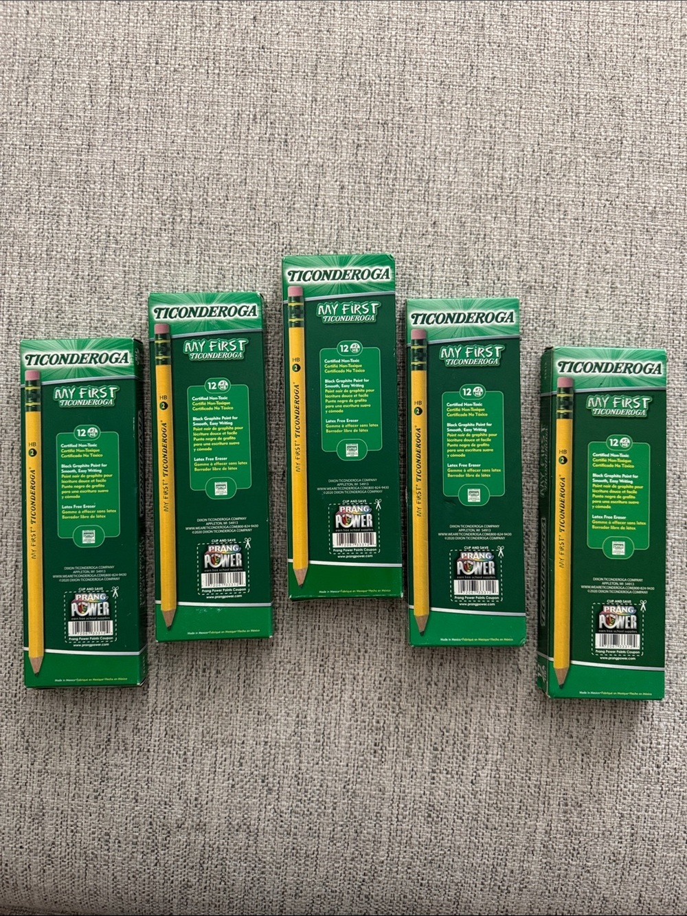 🆕✏️ Ticonderoga My First Pencils – Bundle of 5 Boxes (60 Total Pencils) - Picture 4 of 4